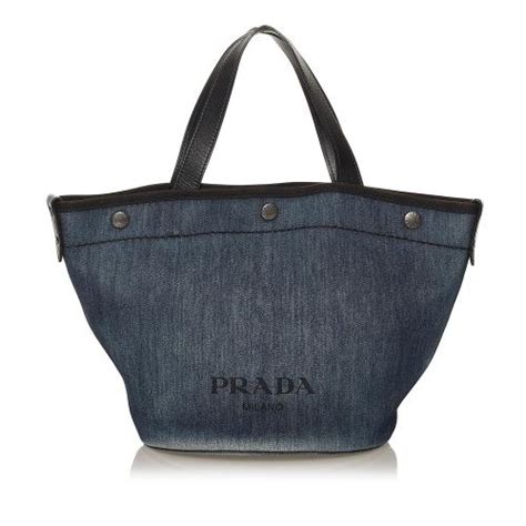 tote handbag prada|prada denim tote bag.